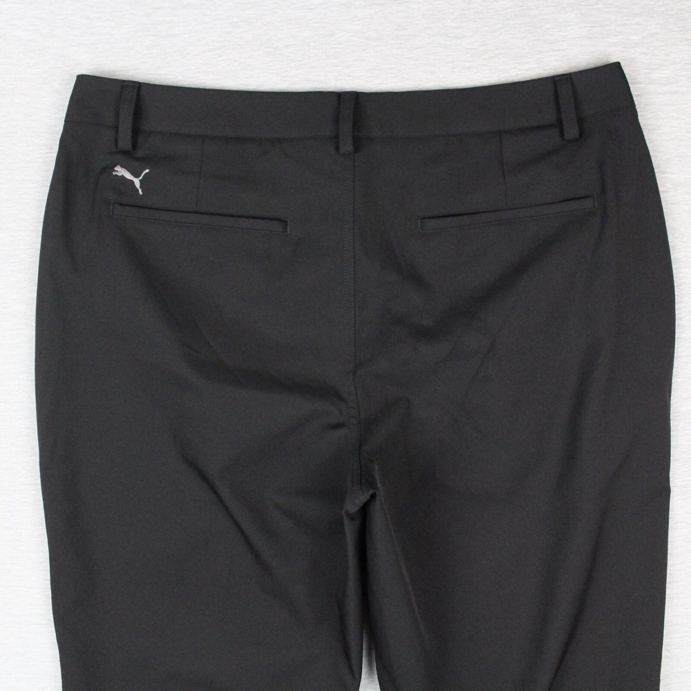 Puma Golf Pants Mens Size 36x30 Black Essential Pounce Polyester - Picture 4 of 10